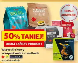 Auchan Wszystkie kawy w kapsułkach i saszetkach Auchan oferta