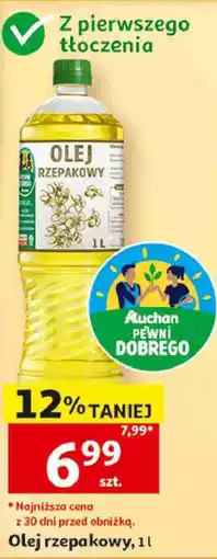 Auchan Olej rzepakowy Auchan Pewni Dobrego oferta