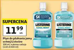 Auchan Płyn do płukania jamy ustnej Listerine oferta