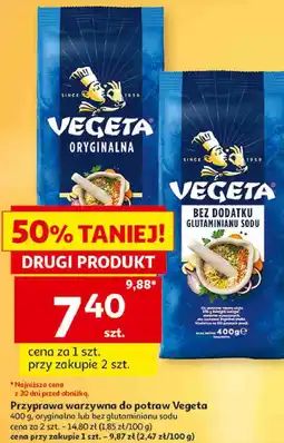 Auchan Przyprawa warzywna do potraw Vegeta oferta