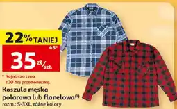 Auchan Koszula męska polarowa lub flanelowa Inextenso oferta