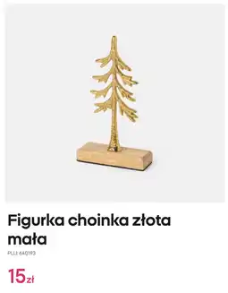Pepco Figurka choinka złota mała oferta
