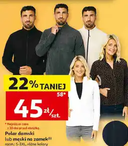 Auchan Polar damski lub męski na zamek Inextenso oferta