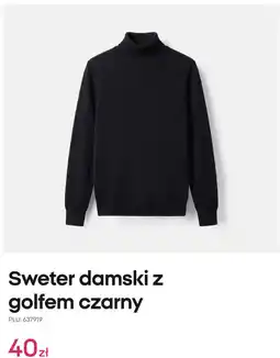 Pepco Sweter damski z golfem czarny Pepco oferta