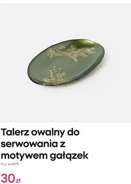 Pepco Talerz owalny do serwowania z motywem gałązek oferta