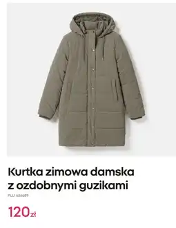 Pepco Kurtka zimowa damska z ozdobnymi guzikami oferta