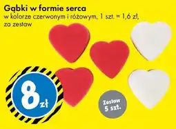 Tedi Gąbki w formie serca oferta