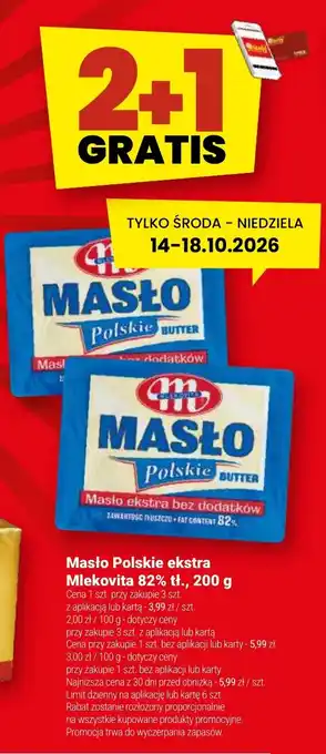 Twój Market Masło Polskie ekstra Mlekovita oferta