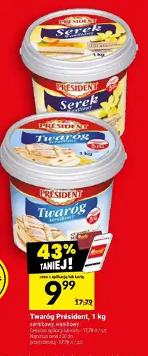 Twój Market Twaróg Président oferta