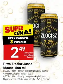 Twój Market Piwo Złocisz Jasne Mocne oferta
