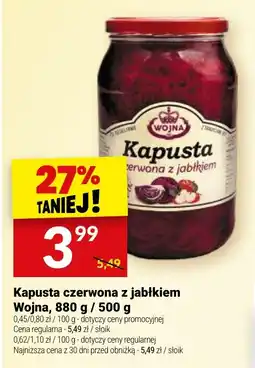 Twój Market Kapusta czerwona z jabłkiem Wojna oferta