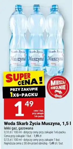 Twój Market Woda Skarb Życia Muszyna oferta