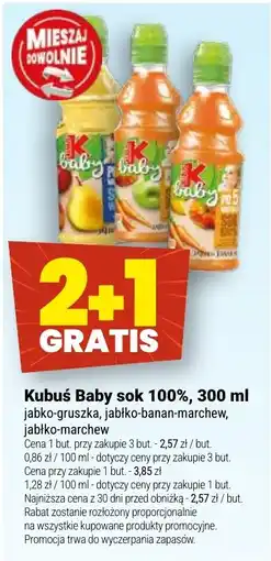 Twój Market Kubuś Baby sok 100% oferta