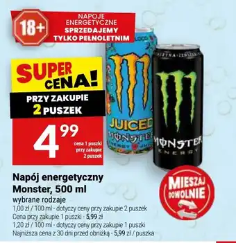 Napój energetyczny Monster