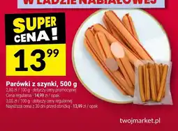 Twój Market Parówki z szynki oferta
