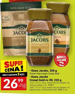 Twój Market Kawa Jacobs ,Kawa Jacobs Cronat Gold refill oferta