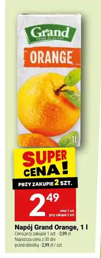 Twój Market Napój Grand Orange oferta