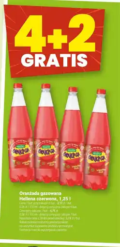 Twój Market Oranżada gazowana Hellena czerwona oferta