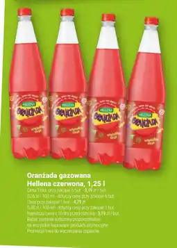 Twój Market Oranżada gazowana Hellena czerwona oferta