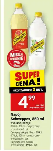 Twój Market Napój Schweppes, 850 ml oferta