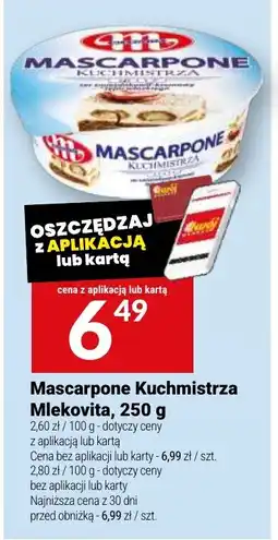 Twój Market Mascarpone Kuchmistrza Mlekovita oferta