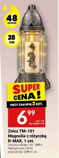 Twój Market Znicz TM-101 Magnolia z różycką R-MAX oferta