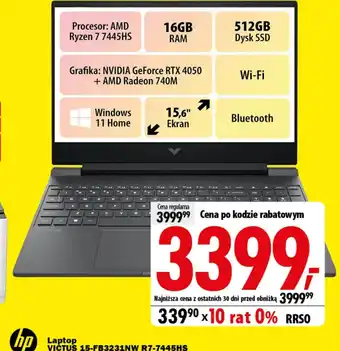 Media Expert Laptop HP oferta
