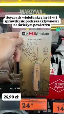 Biedronka Scyzoryk wielofunkcyjny 14 w 1 HiMountain oferta