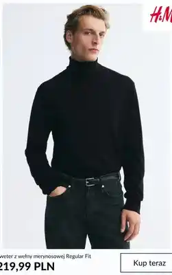 Sweter z wełny merynosowej Regular Fit H & M