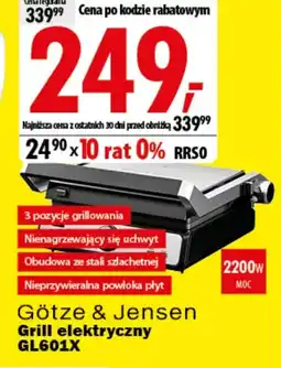 Media Expert Grill elektryczny Götze & Jensen oferta