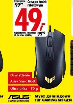 Media Expert Mysz gamingowa ASUS oferta