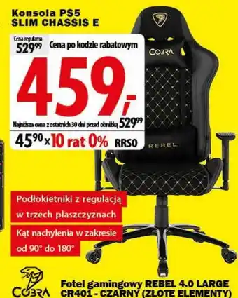 Media Expert Fotel gamingowy Rebel oferta