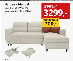 Black Red White Narożnik Magnat oferta