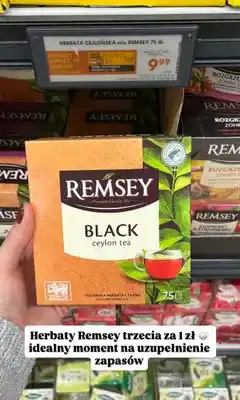 Biedronka Herbata czarna cejlońska Remsey oferta