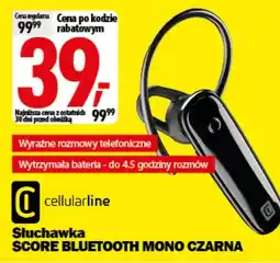 Media Expert Słuchawki bluetooth Cellularline oferta