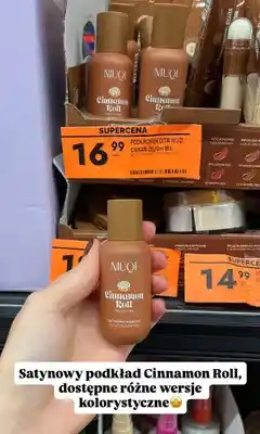 Biedronka Podkład satynowy NIUQI Cinnamon Roll oferta