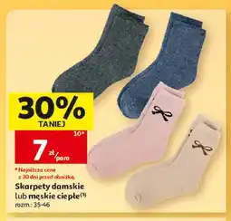 Auchan Skarpety męskie ciepłe oferta