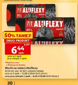 Auchan Worki na śmieci Aluflexy oferta