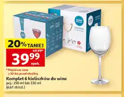 Auchan Komplet 6 kieliszków do wina Altom Design oferta