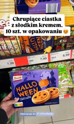 ALDI Ciastka Biscotto Halloween oferta