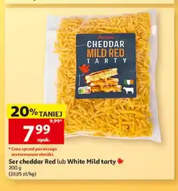 Auchan Ser cheddar Red Mild tarty Auchan oferta