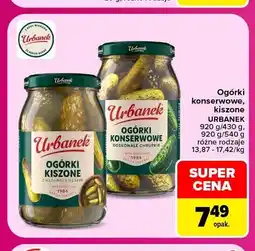 Carrefour Ogórki kiszone Urbanek oferta