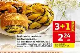 Auchan Drożdżówka z makiem oferta
