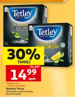 Auchan Herbata Tetley Intensive Earl Grey oferta