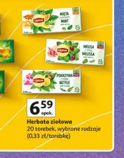 Auchan Herbata ziołowa oferta