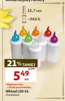 Auchan Wkład LED S6 z bateriami oferta