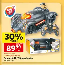 Auchan Samochód R/C Nocna bestia One Two Fun oferta
