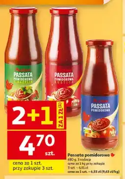 Auchan Passata pomidorowa z bazylią Auchan oferta