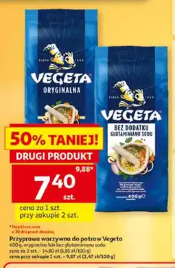 Auchan Przyprawa warzywna do potraw Vegeta oryginalna oferta
