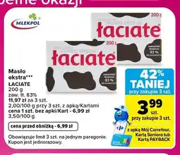 Carrefour Masło ekstra Łaciate oferta